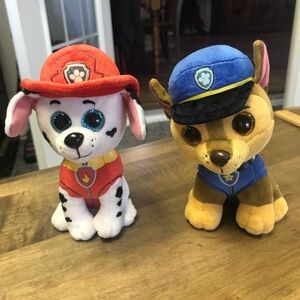 Ty‎ Stuffed Animals Red and Blue Set